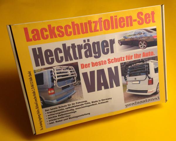 Lackschutzfolie Set universal transparent für Heckträger Fahrradträger VAN
